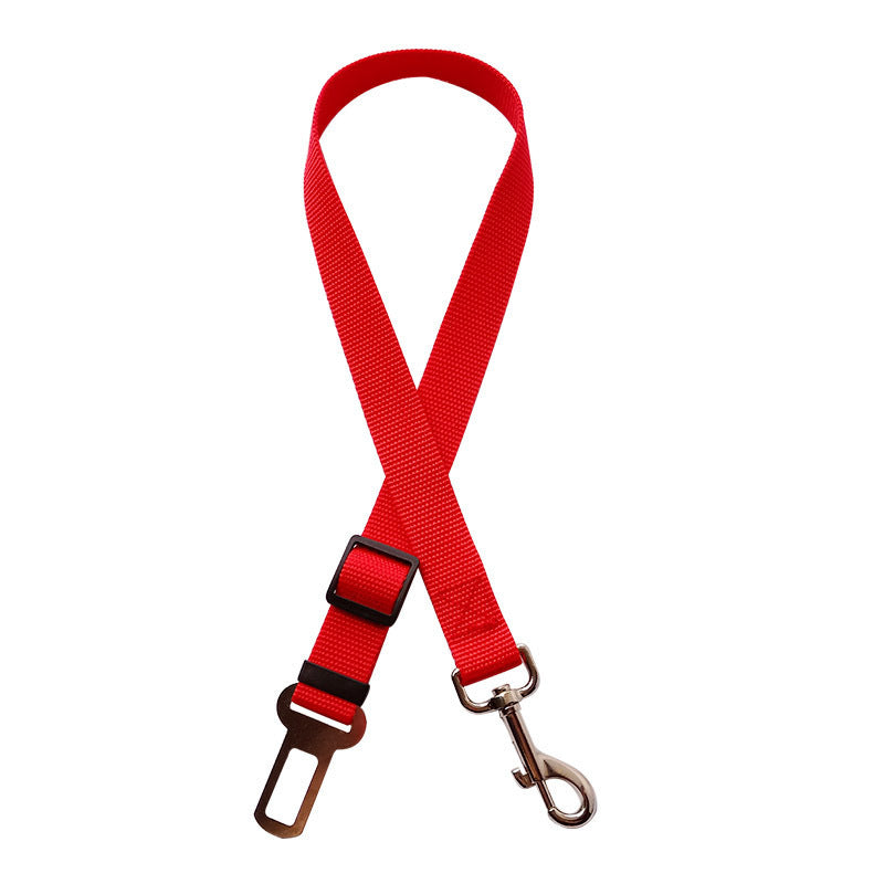 Ceinture de sécurité ajustable pour chiens et chats – Clip de harnais pour voiture, sécurité et confort en déplacement