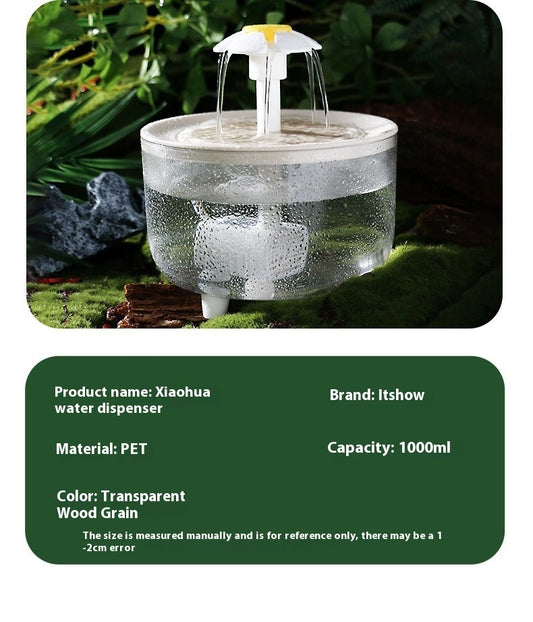 Fontaine à eau intelligente pour chats et chiens – Filtration silencieuse & capteur automatique